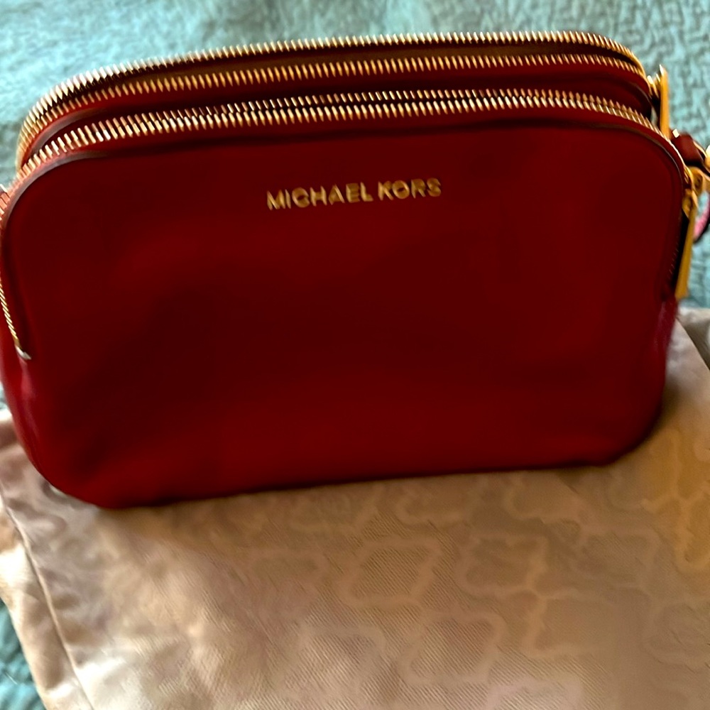 Michael Kors double pouch crossbody handbag